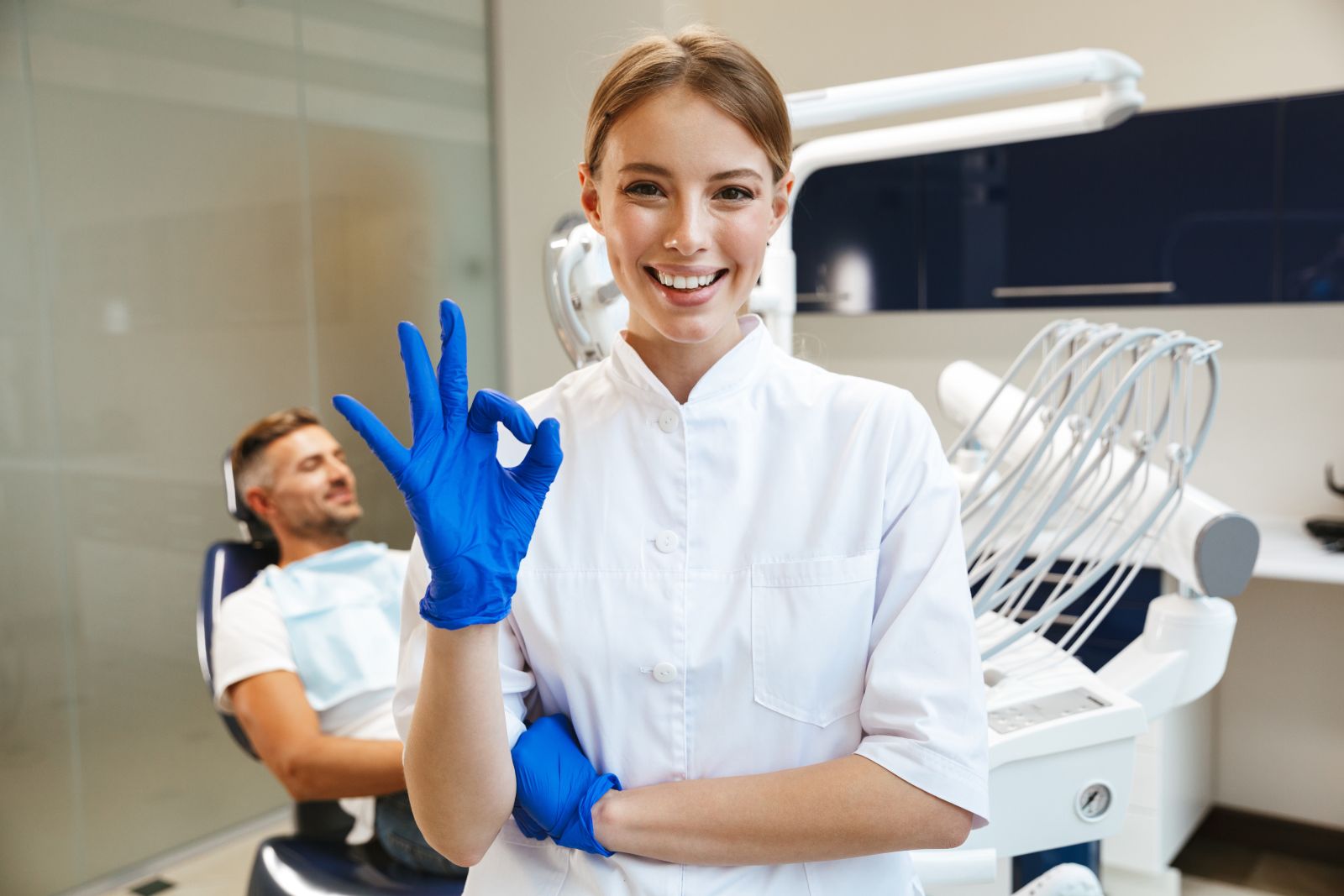 Beautiful Happy Young Woman Doctor