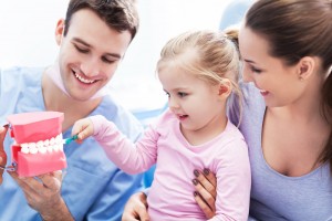 Little Girl At Dentist